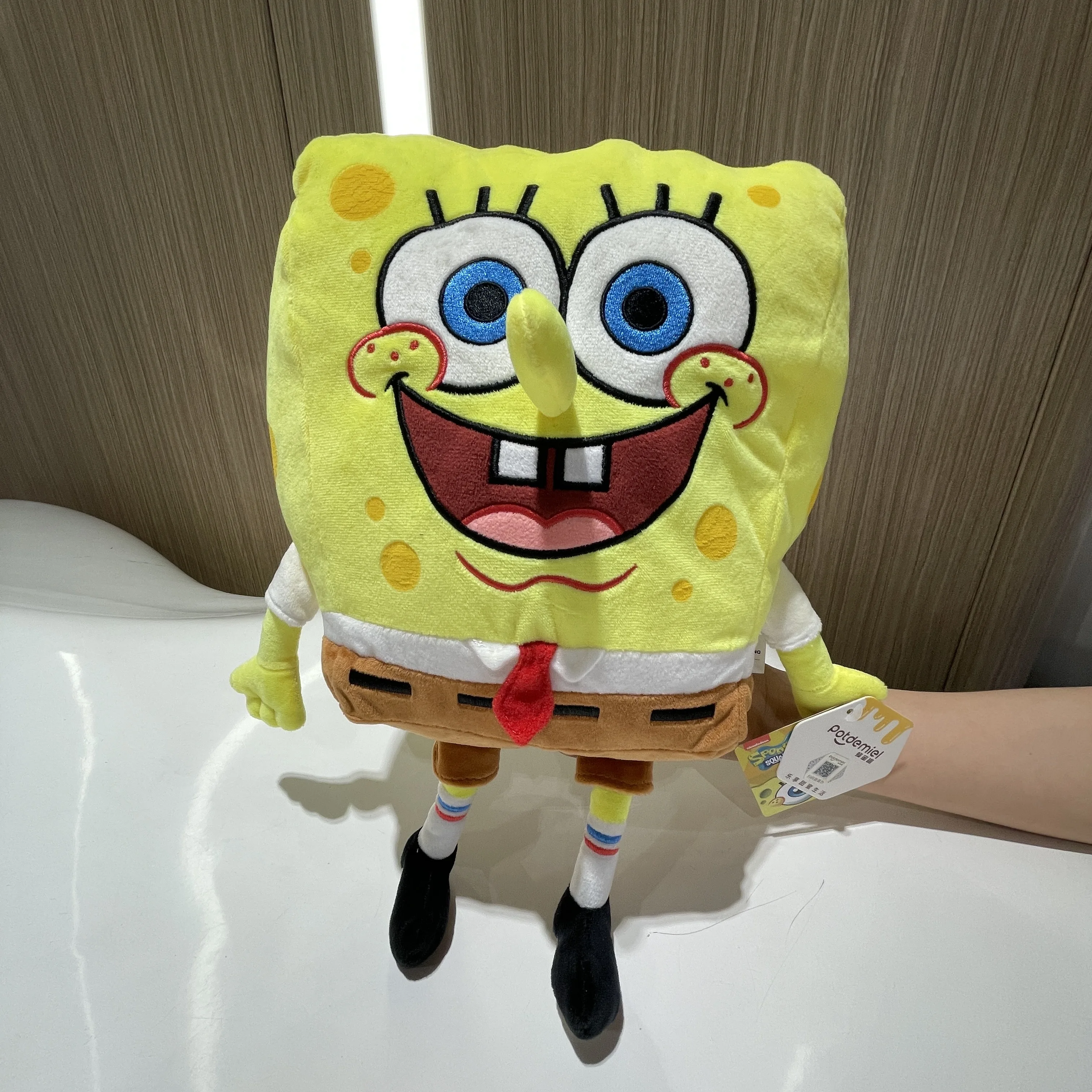 22-40Cm 100% genuino Bob Esponja Patrick Star Kawaii Animal de dibujos animados juguete de peluche muñeco de peluche de dibujos animados juguetes suaves para niños regalo de cumpleaños