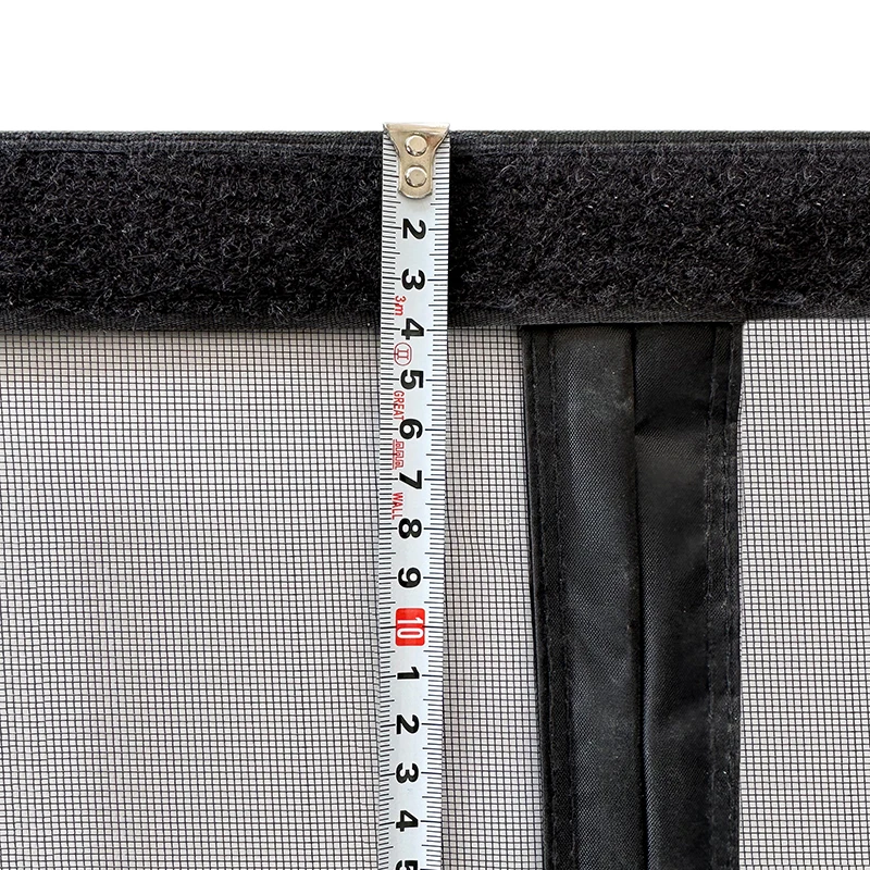 Mosquitera magnética para puerta, tamaño personalizado, cortina antimosquitos, cierre automático, malla invisible para cocina, sala de estar interior