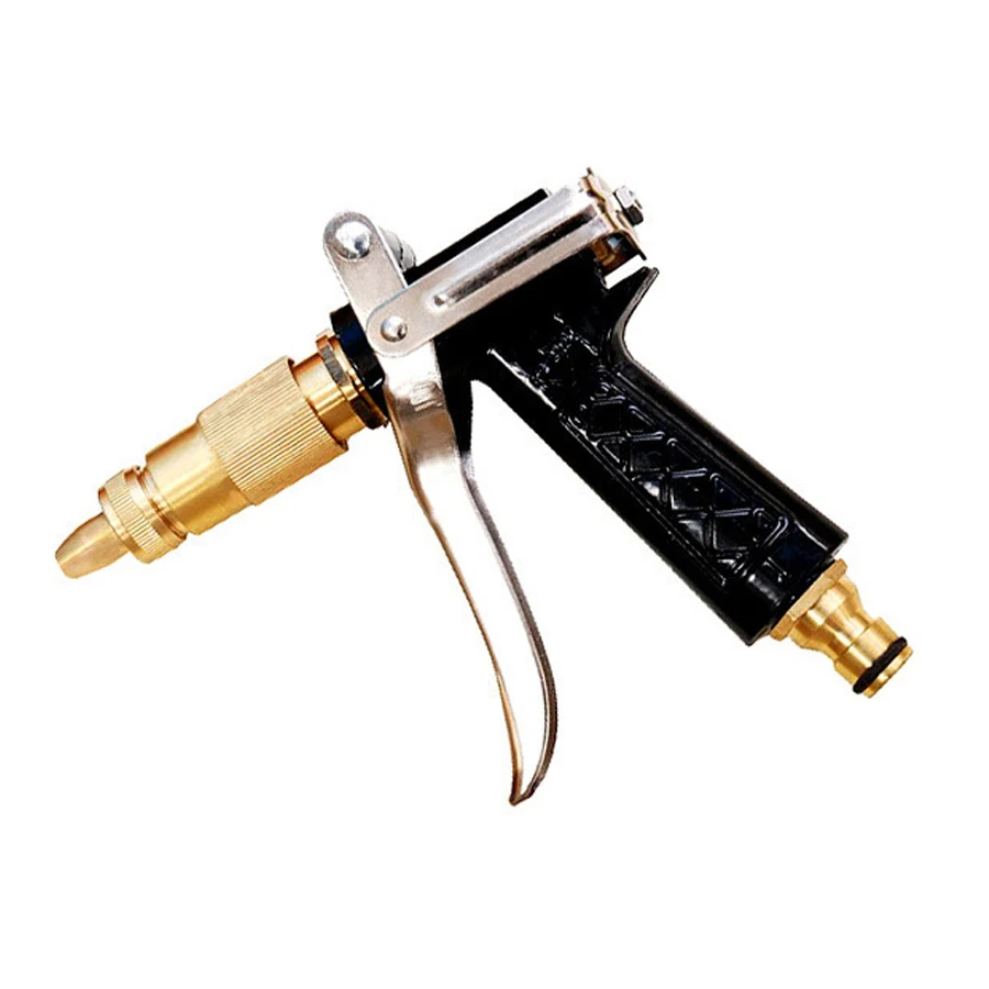 Cabezal de pistola de agua para lavado de coches de alta presión, interfaz de pezón de cobre, herramienta de limpieza de jardinería y jardín