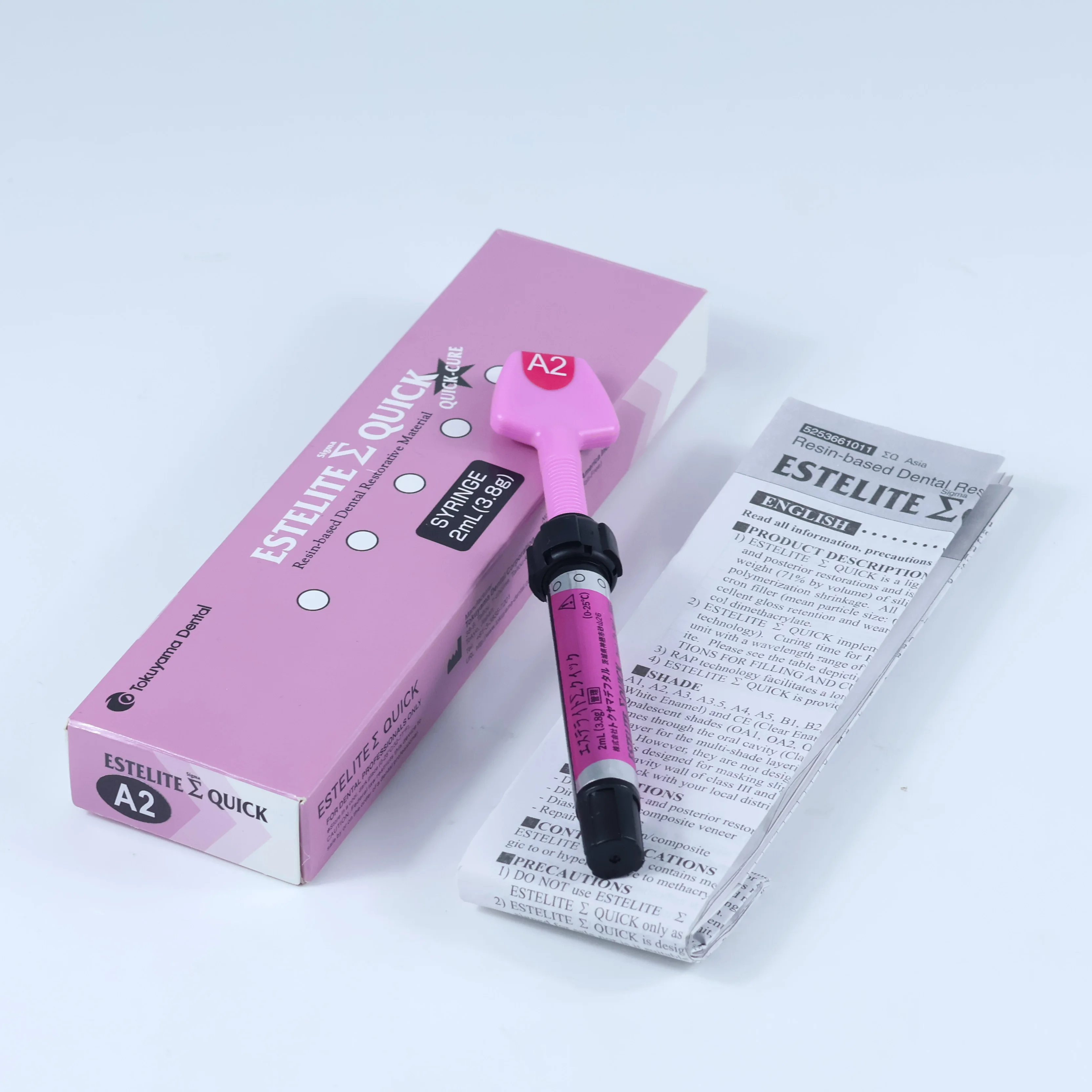 Resina Compuesta de Fotocurado Dental Tokuyama Palfique LX5, Material Restaurador Universal 3.8g/pcs  A1 A2 A3 A3.5 CE