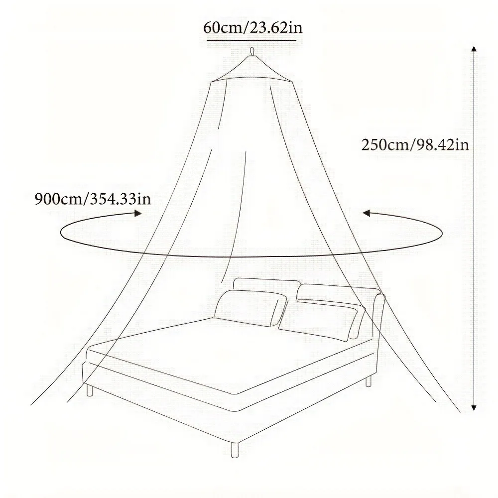 Mosquitera Luminosa Tipo Domo para Cama Infantil, Plegable, con Estrellas Adhesivas, Mosquitera Colgante para Cuna de Bebé, Mosquitera de Princesa