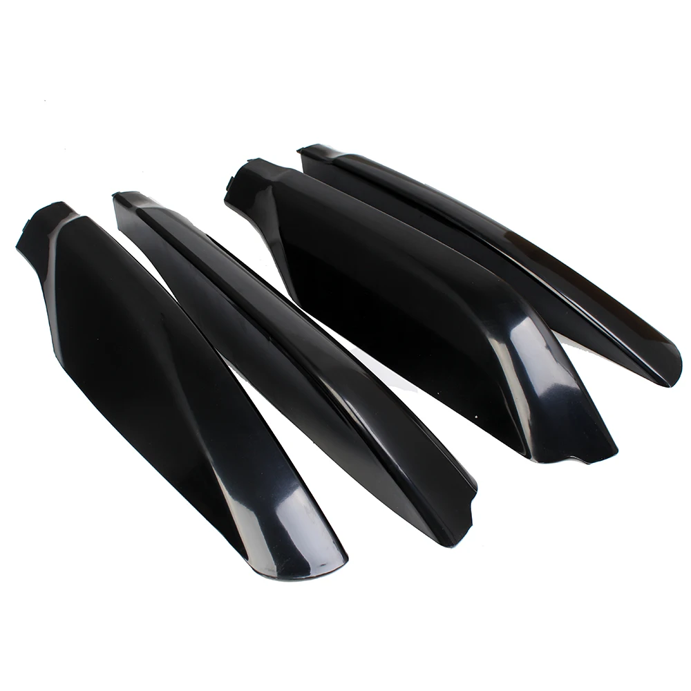 4 unids/set portaequipajes cubierta final de riel reemplazo para Toyota Land Cruiser Prado 150 FJ150 2010-2015 2016 2017 2018 accesorios de coche