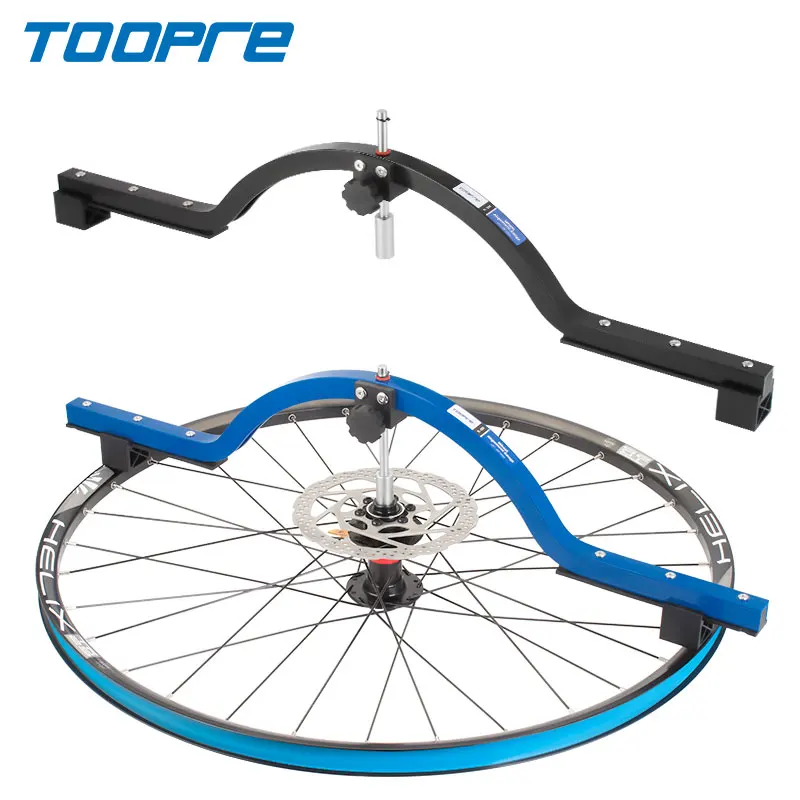 TOOPRE-Herramienta de calibre de alineación de centrado de rueda de bicicleta, herramienta de pesca de plato para juego de ruedas de 12 a 29 pulgadas, herramientas de Reparación de bicicletas