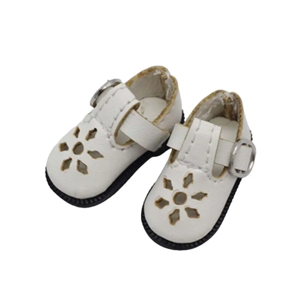 Zapatos de muñeca de 3,2 cm para muñeca de juguete Blythes, Mini zapatos de muñecas de cuero 1/8 para Blyth Azone BJD, accesorios de zapatos casuales