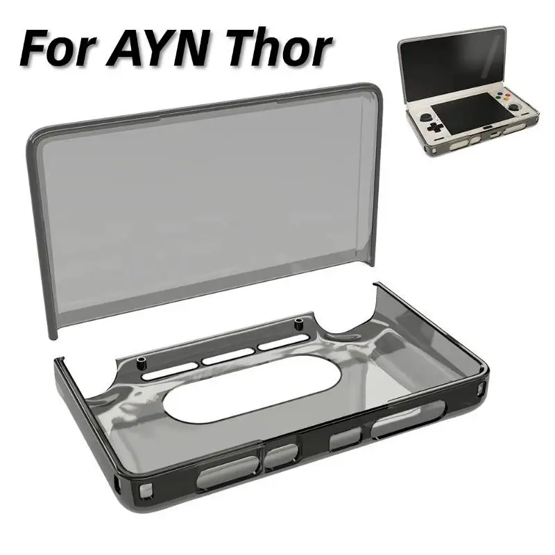Funda protectora transparente de TPU para consola de juegos AYN Thor, accesorios de cubierta anticaída a prueba de golpes