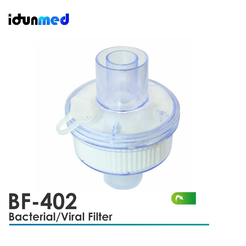 Filtro de aire idunmed BF401 CPAP BiPAP Baceria filtro vírico para airear máscara de respiración CPAP respirador para Apnea del sueño