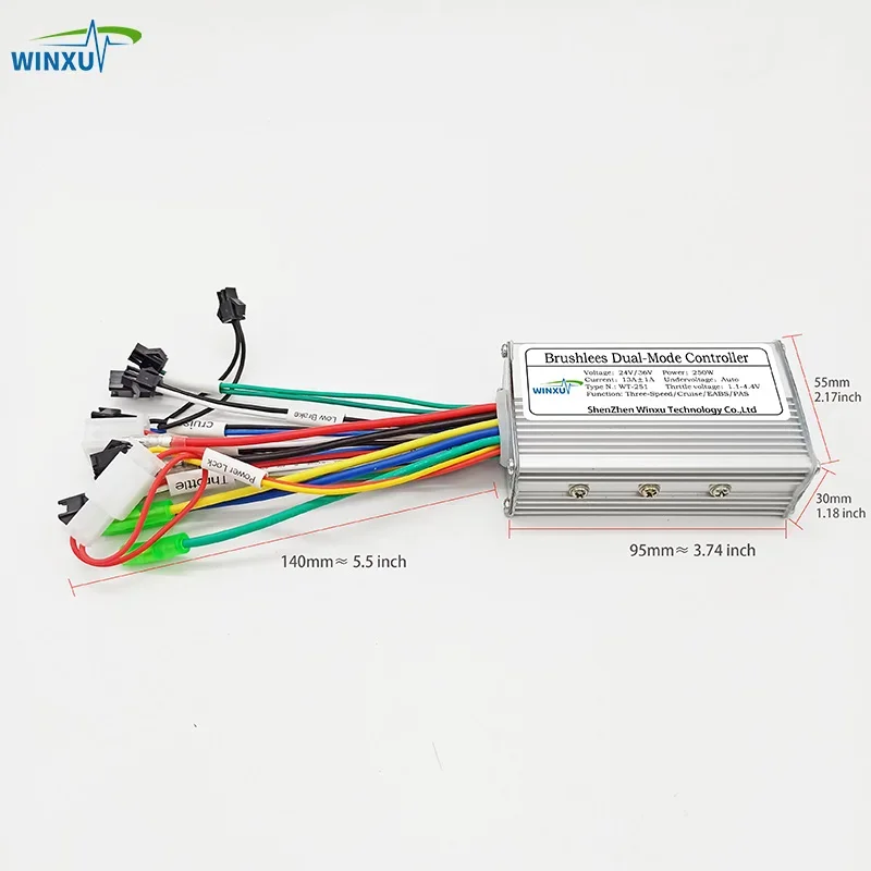 24V 36V 48V 250W 350W E-bike Motor sin escobillas controlador Universal SW900 pantalla LCD PAS Kit para bicicleta de montaña eléctrica Scooter