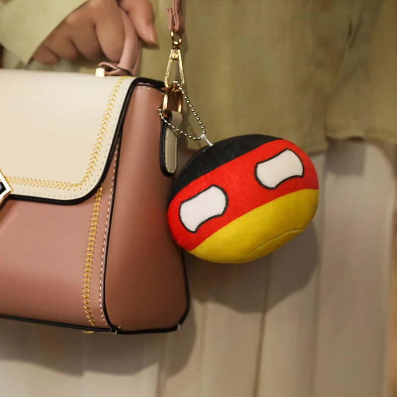 Polandball-juguetes de peluche de 10-40cm, Countryball, URSS, EE. UU., Francia, Rusia, Reino Unido, Japón, Alemania, CANANDA, Italia, muñeca Kawaii, almohada, lindo regalo para niño