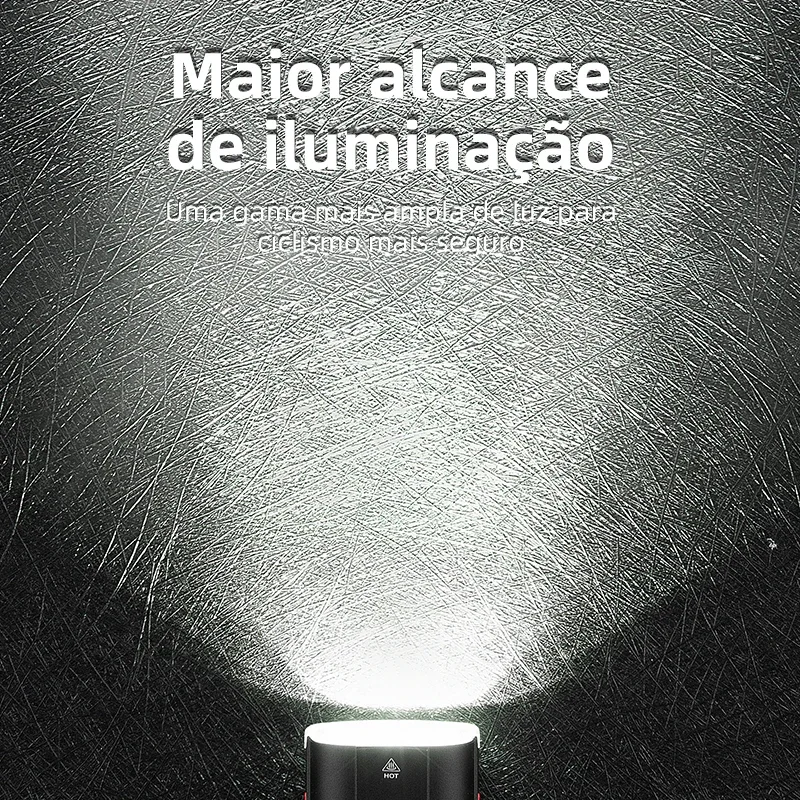 ROCKBROS-luz delantera para bicicleta IPX6, resistente a la lluvia, recargable tipo c, 1000LM, linterna LED para ciclismo de montaña