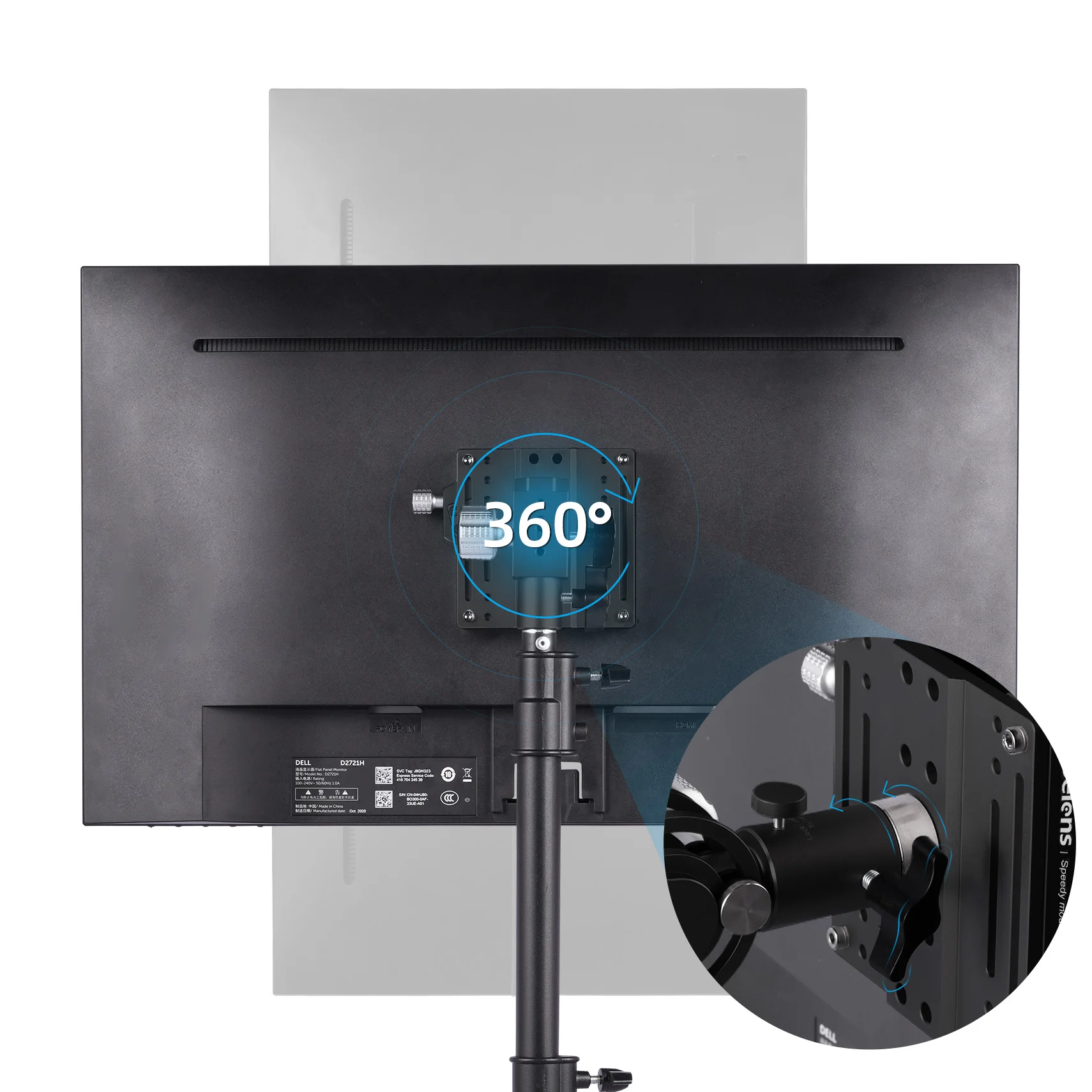 Base Universal Ajustable Selens con Rotación de 360 Grados, Soporte Desmontable, Placa de Liberación Rápida, Accesorios de Fotografía
