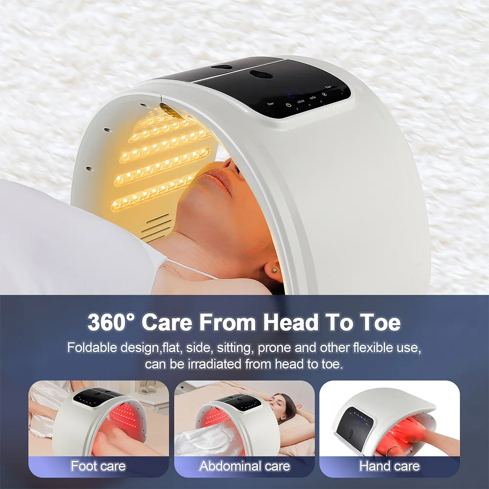 Foreverlily LED Photon Máquina de belleza facial Rejuvenecimiento de la piel Lifting Cuidado de la piel facial y corporal Masajeador de spa