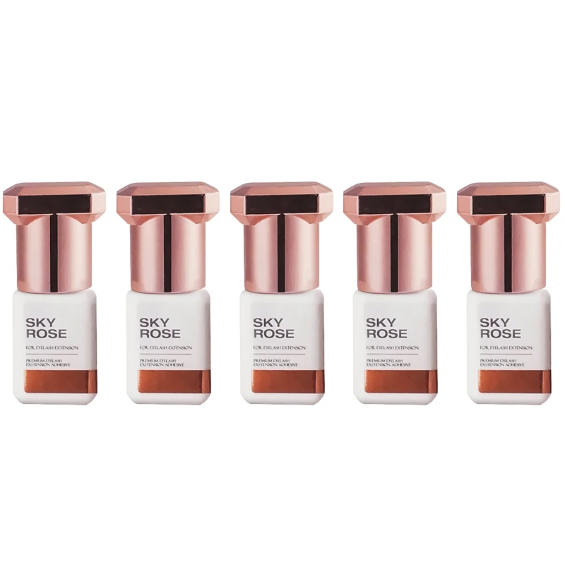 SKY Rose-pegamento para extensiones de pestañas, pegamento Original de Corea de secado rápido, herramientas de maquillaje, venta al por mayor, 2/5/10 botellas