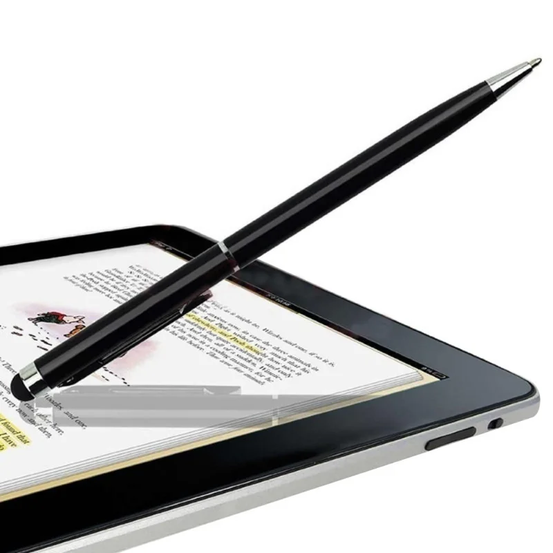 5 uds 2 en 1 tableta de diseño útil para Pad teléfono inteligente pantalla táctil lápiz óptico + bolígrafo Smartphone