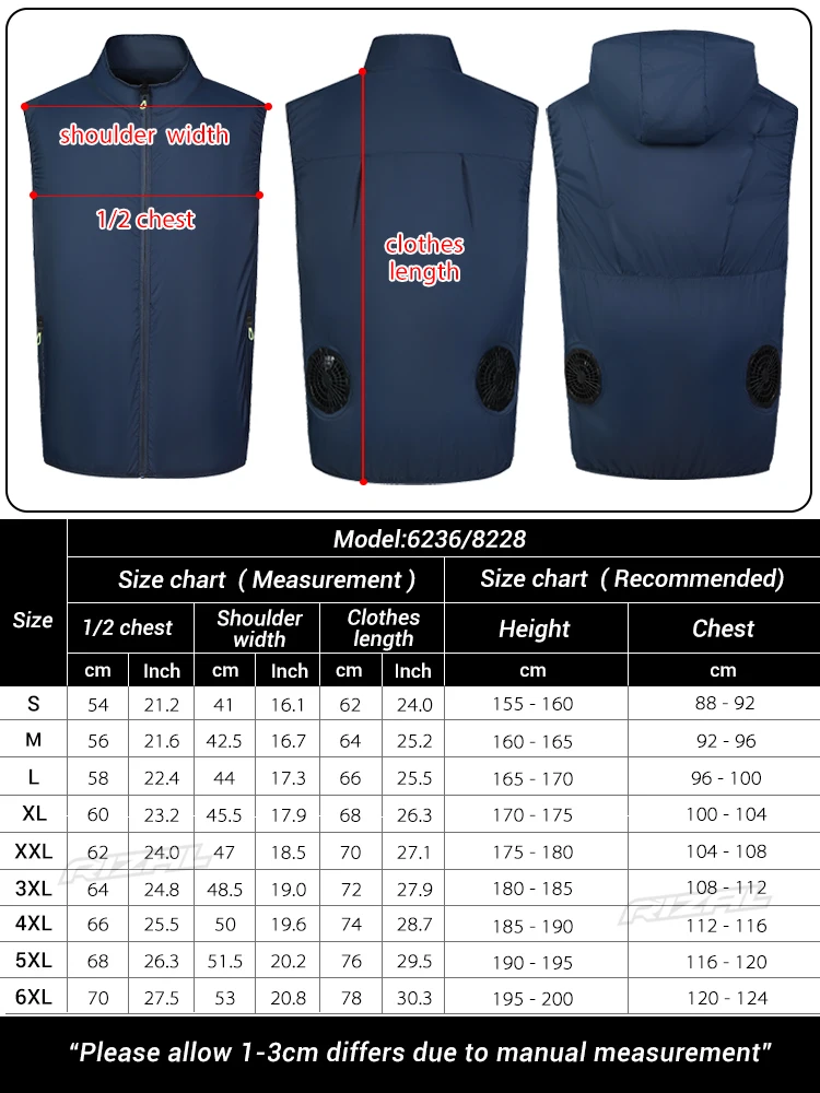 Chaleco Refrigerante 2026, Chaleco con Ventilador Incorporado, Ropa con Aire Acondicionado, Refrigeración de 13 Horas para Trabajos en Altas Temperaturas, Chaleco de Pesca, Senderismo