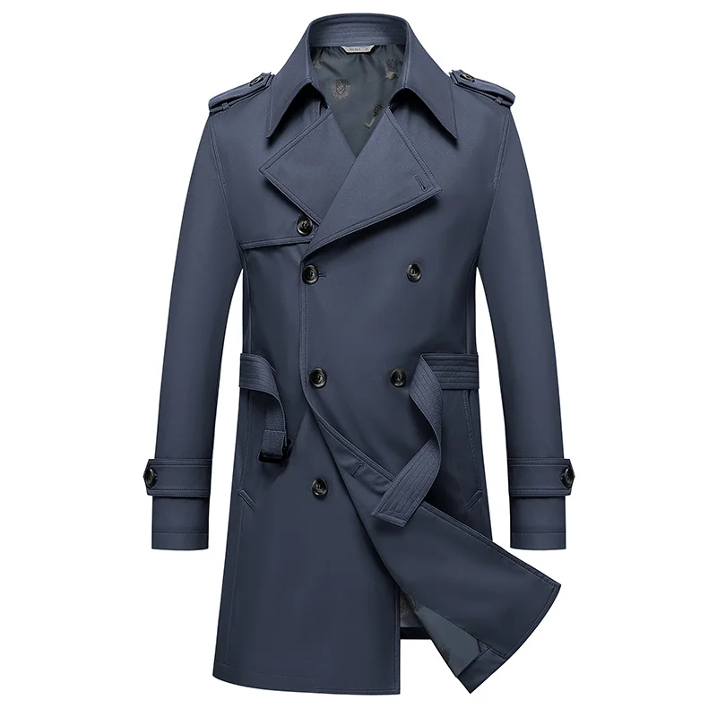 Gabardina clásica para hombre, talla 8XL, cortavientos de alta calidad, estilo informal de negocios, abrigo cortavientos para hombre, ponchos extragrandes