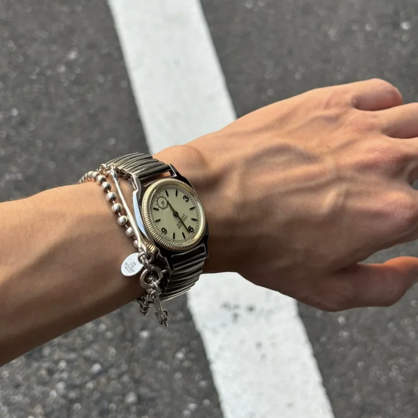 Reloj de Pulsera Luminoso Retro Japonés Y2K Resistente al Agua para Hombre y Mujer, Reloj de Cuarzo de Acero Inoxidable Premium para Pareja