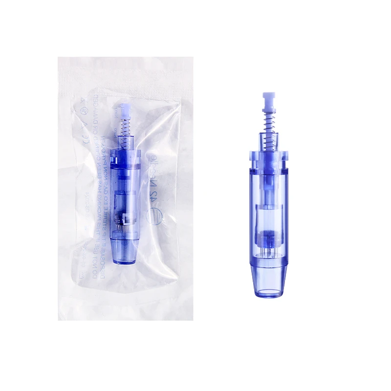 50 Agujas de Bayoneta para Derma Pen A1 Nano/9Pin/12Pin/36Pin/42Pin, Cartuchos de Repuesto de 0.25mm para Microagujas