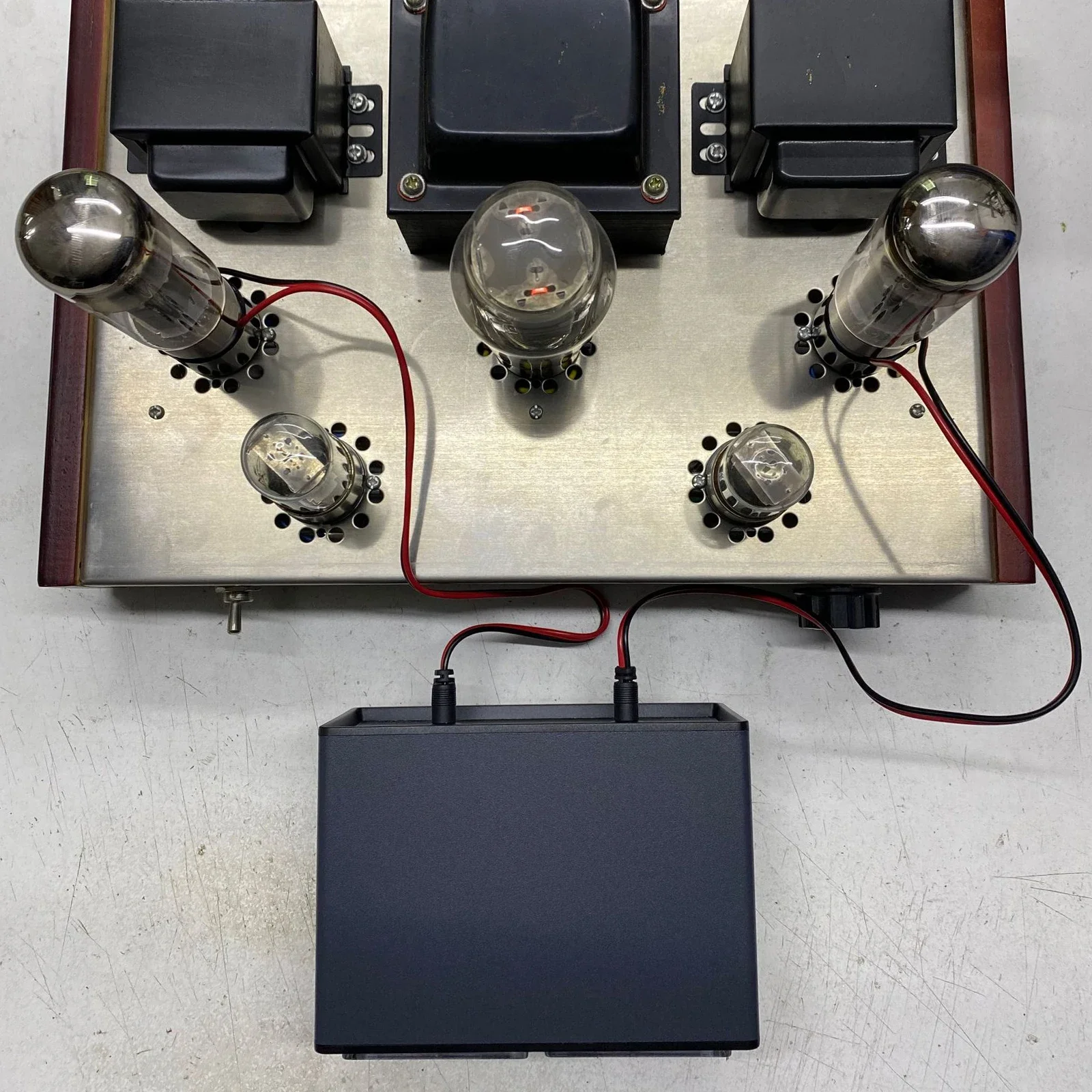 Douk Audio-probador de sondas de corriente de polarización Dual de 8 pines + medidor de amperios Dual grande para tubos EL34,KT88,6L6,6V6,5881,6550,KT66,KT100,KT120