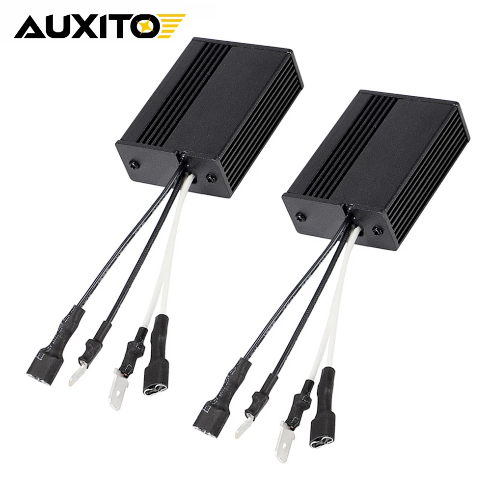 Auxito-decodificador LED Canbus H7 para faro de coche, lámpara antiniebla, H4, H8, H1, 9005/HB3, 9006/HB4, cancelador de advertencia, Resister de carga