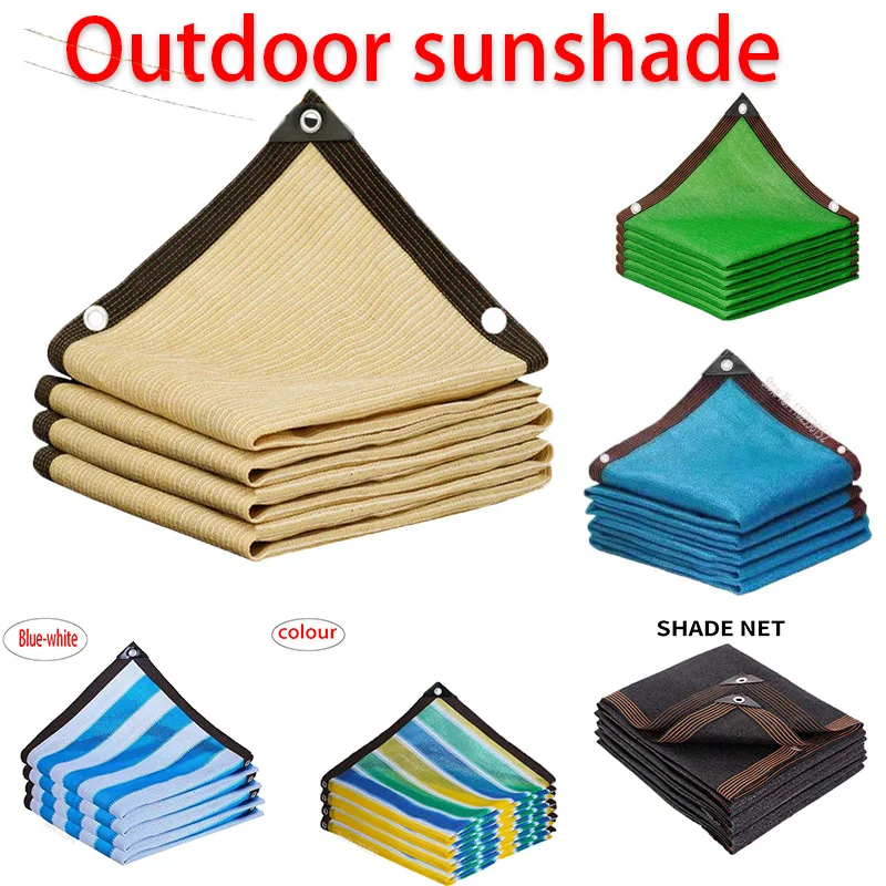 Red de sombreado de HDPE para jardín, protección UV, invernadero exterior, sombrilla, sombrilla de piscina, vela de plantas, 90% de sombreado