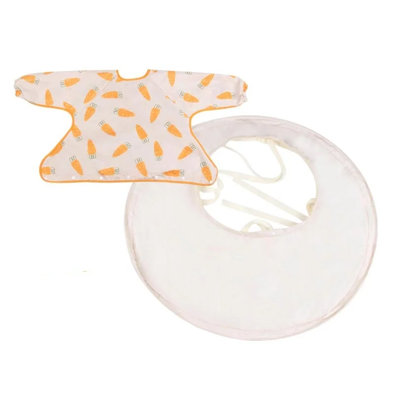 Cubierta de mesa de alimentación infantil para silla alta, babero para niños pequeños, bata de manga larga a prueba de desorden, se fija al tapete de alimentación, tapete para mesa de comer para bebé
