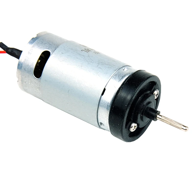 Propulsor subacuático de 6V-12V, Motor 390 de 13000RPM con junta impermeable de goma para cebo de pesca RC, propulsor impermeable para barco