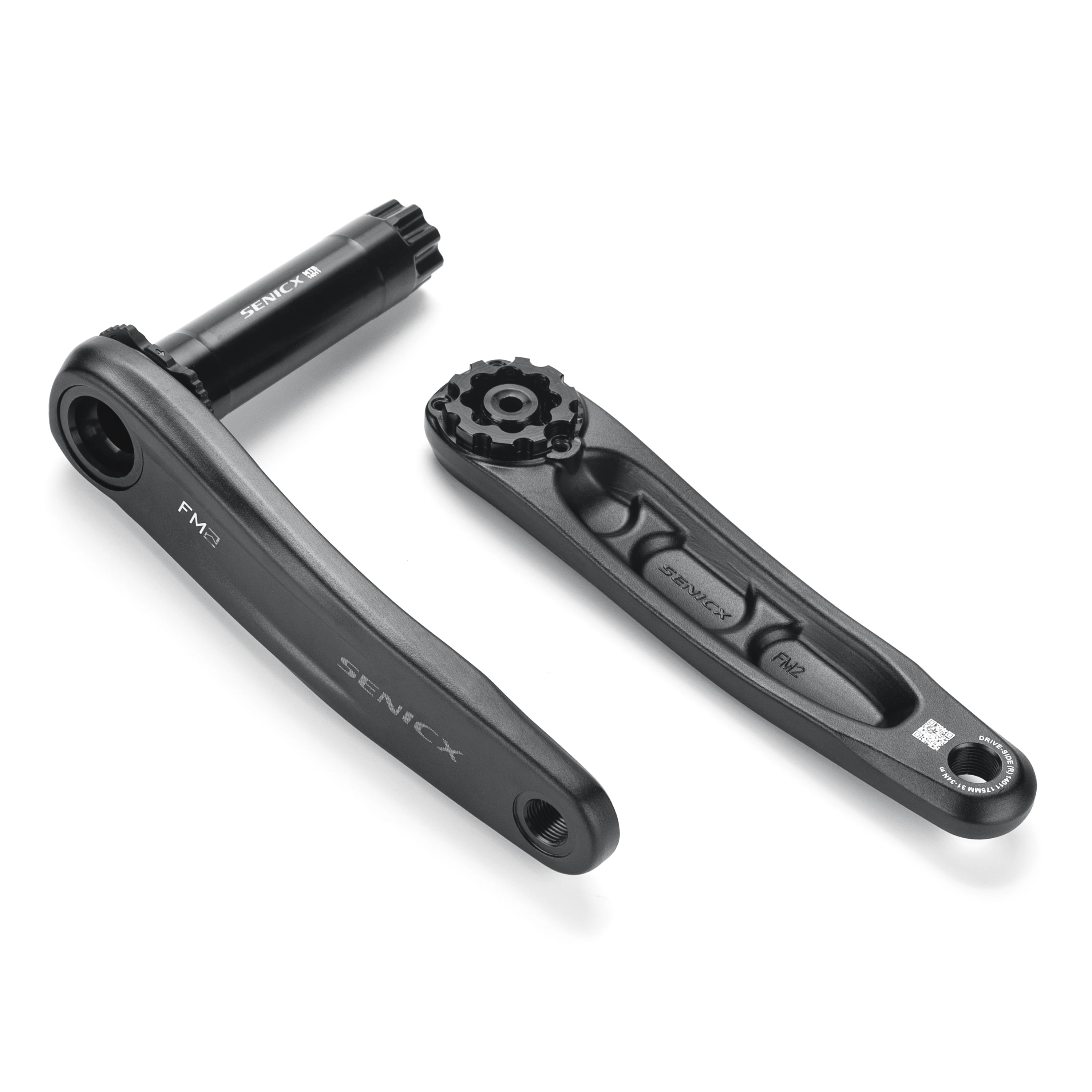 SENICX-manivela de montaje directo para bicicleta de montaña, aleación de aluminio, tres clavos, DUB 29MM/ 24MM, FM2/FM3