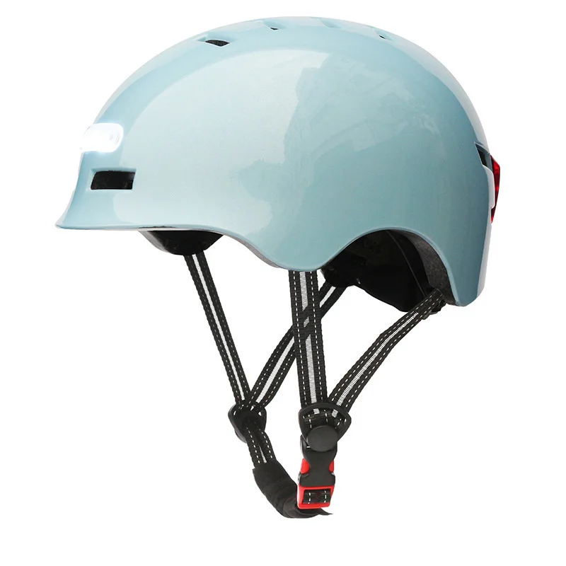 Casco inteligente para montar en bicicleta con luz trasera, casco Universal para adultos, bicicleta eléctrica, Scooter de carretera, ciudad, deportes, hombres y mujeres