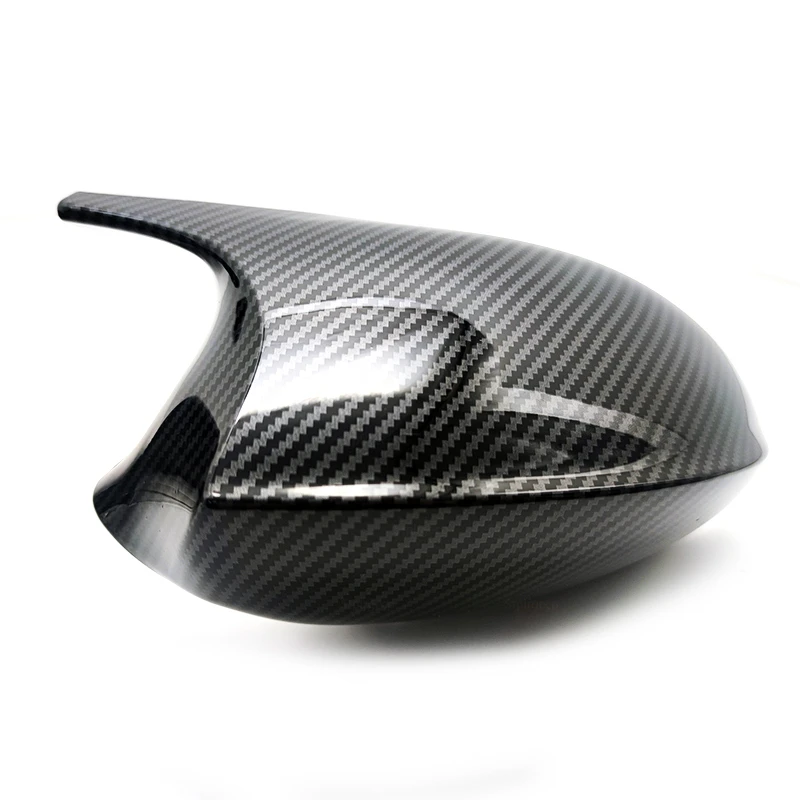 Retrovisor lateral de alta calidad estilo M3 M bocina diseño de fibra de carbono cubierta de espejo para BMW 1 3 Series E81 E82 E87 E88 E90 E91 E92 E93