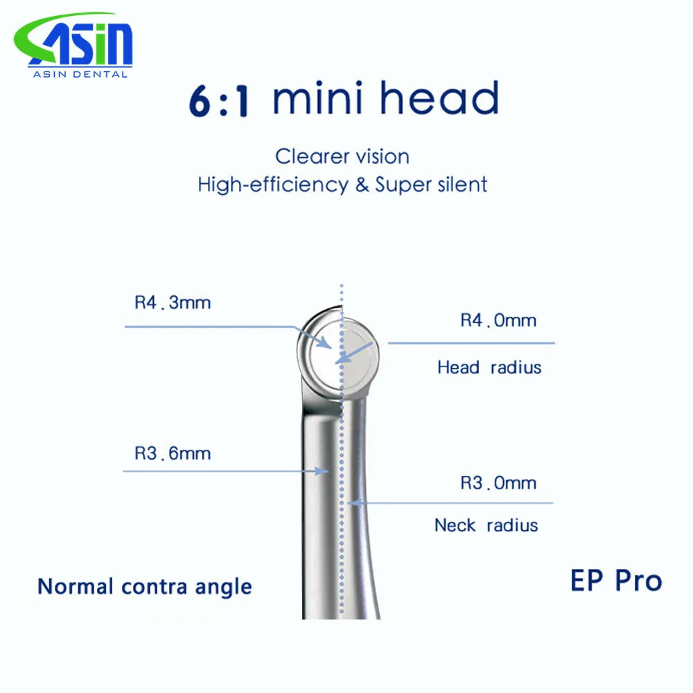 Instrumentos Dentales Avanzados: Motor Endodóntico Inalámbrico con Relación 6:1 y Localizador de Ápice, EP-Pro sin Escobillas de Acero Inoxidable