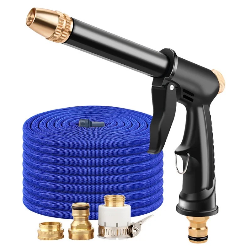 Pistola de agua de alta presión para lavado de coches, boquilla de manguera de riego de jardín, rociador de espuma, junta de grifo de agua, conector rápido