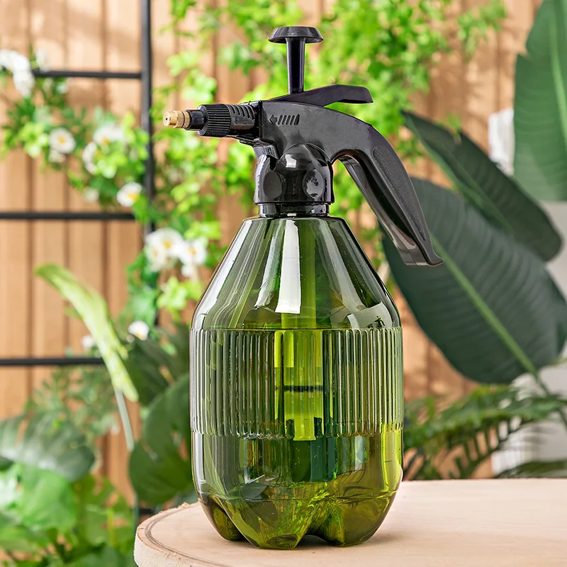 Botella pulverizadora de 750ml y 2L, regadera neumática multifunción para riego de flores para el hogar con gran capacidad