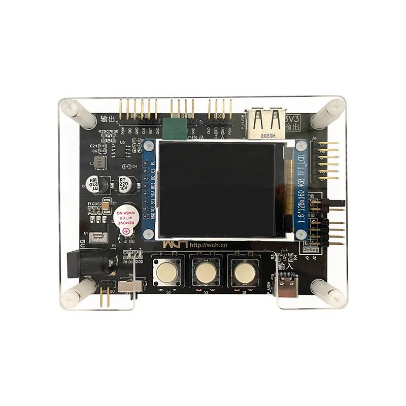 Programador sin conexión WCH-MCU-DL-3V3/5V, máquina de descarga USB/serial/SWD, función de código en rollo de programación, escritura de mensajes personalizada, 1 Uds.