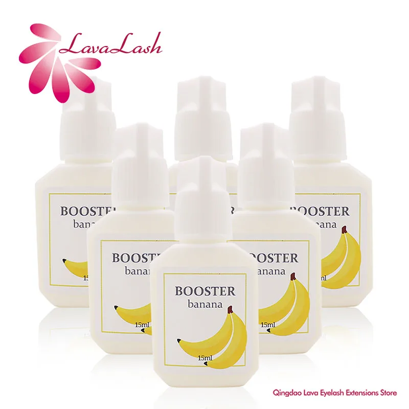 10 botellas de pegamento de plátano para extensión de pestañas, 15ml, imprimación de plátano de Corea, adhesivo transparente para pestañas, herramientas de maquillaje, tienda de belleza