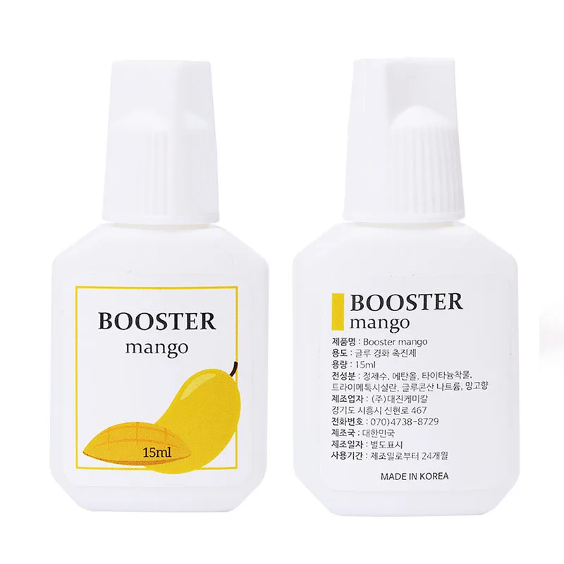 10 botellas de pegamento para extensión de pestañas, potenciador de plátano puro Corea, 15ml, Super Bonder, herramientas de maquillaje duraderas y transparentes, imprimación de fresa pura