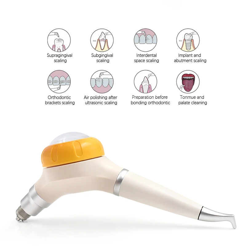 JUMTOP-pistola de chorro de arena Dental, máquina pulidora de aire, pulido blanqueador de dientes, herramienta de pulido de higiene bucal