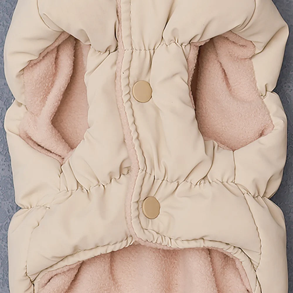 Ropa suave y cálida para perros, abrigo acolchado para cachorros y gatos, chaqueta para perros pequeños y medianos, chaleco para caniche, Bulldog Francés, Chihuahua, traje para mascotas