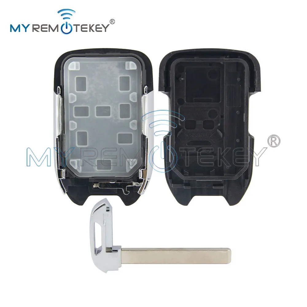 Carcasa de llave inteligente MYREMOTEKEY con entrada sin llave para Chevrolet Tahoe Suburban Silverado 1500 Colorado GMC Yukon XL