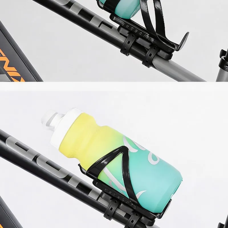 Portabidones Universal para Bicicleta, Sin Necesidad de Perforar, Soporte para Manillar, para Bicicletas de Montaña y Carretera, Accesorios de Ciclismo