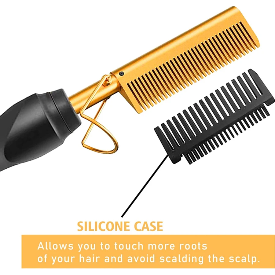 Kit de Instalación de Pelucas GOIPLE con Peine Eléctrico Caliente Iónico, Pegamento Fuerte para Pelucas, Removedor de Adhesivo, Spray de Fusión, Barra de Cera y Set de Control de Bordes