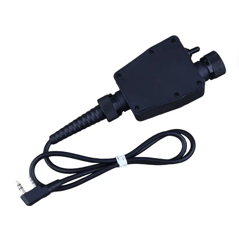 Cable de intercomunicación Emersongear para TEA PTT, interruptor de cable para radio Kenwood, interfaz de carga, walkie talkie, para caza y senderismo