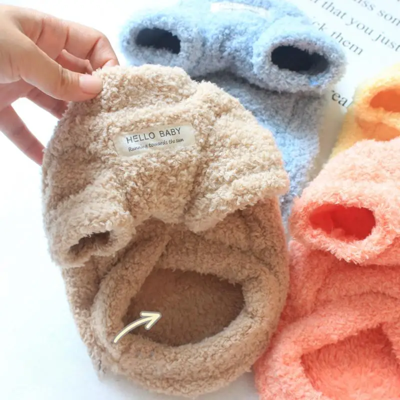 Suéter cálido de invierno para perros pequeños, ropa de felpa para perros, abrigo suave para cachorros, chaqueta, Chihuahua, ropa para cachorros de peluche, suministros para perros
