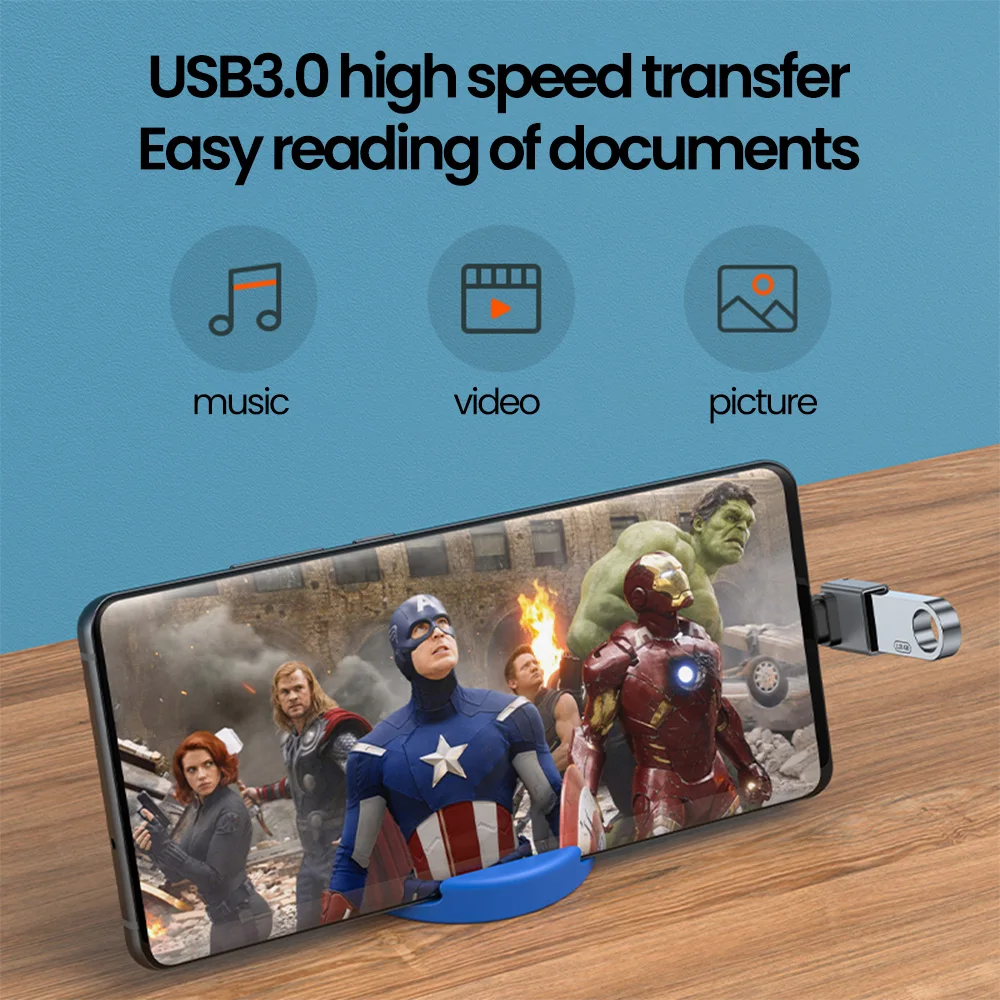 Adaptador tipo C macho a USB 3,0 hembra tipo C a USB conector de extensión USB C en ángulo recto de 90 grados para ordenador portátil tableta u-disk