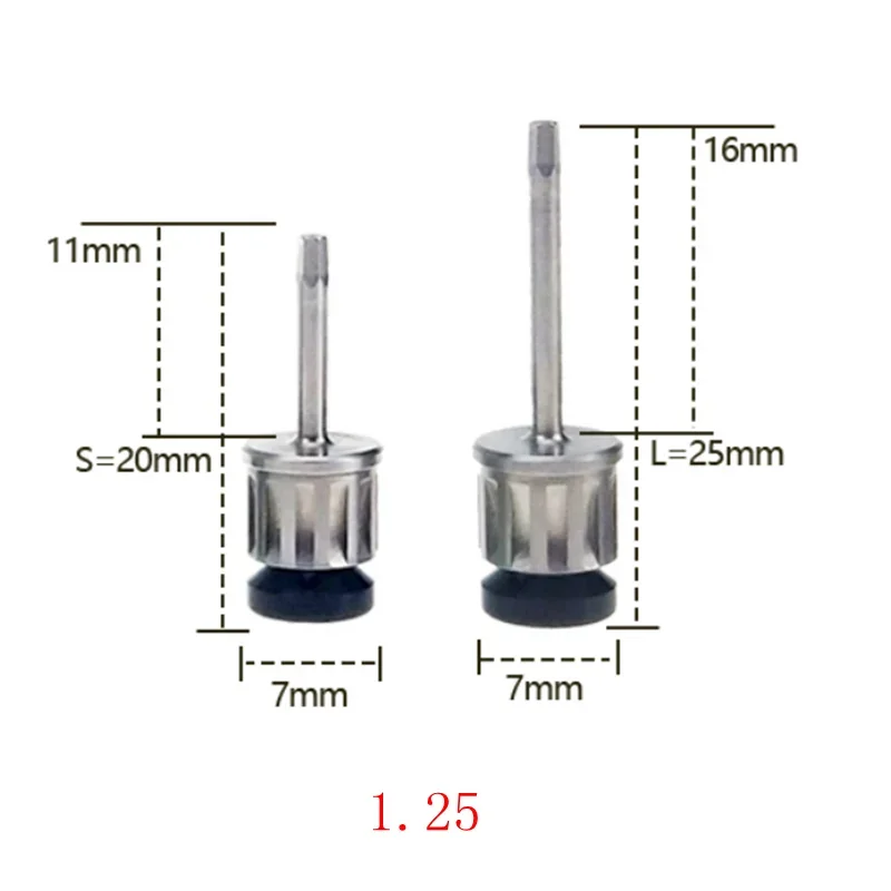 Kit de herramientas de restauración de implantes dentales: 1 llave de destornilladores de torsión de implante Universal con 10 - 70NCM