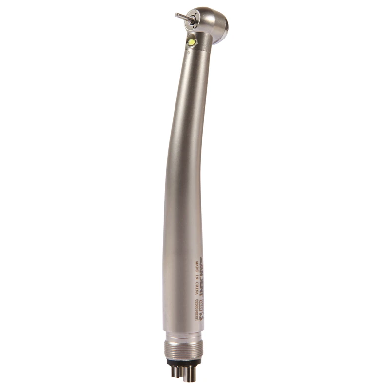 Turbina dental LED NSK de alta velocidad con generador de energía, triple spray interno, 2/4 orificios y botón pulsador
