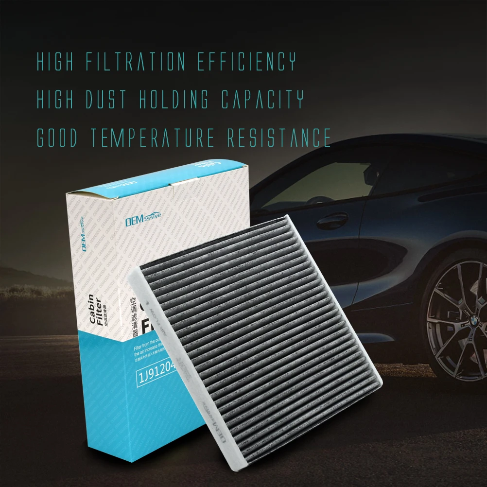 Filtro de aire de cabina de polen de coche carbón activado 5Q 0819653   5Q 0819669   Para Audi A3 TT VW Golf 7 Passat Seat Leon Skoda Octavia Superb