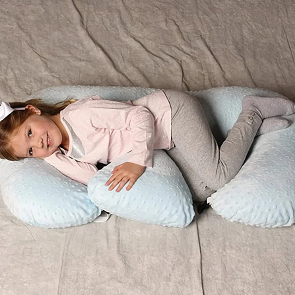 Almohada para bebé con burbujas, almohadilla de lactancia desmontable para gemelos, cojín suave antirreflujo de leche, almohada multifuncional para lactancia