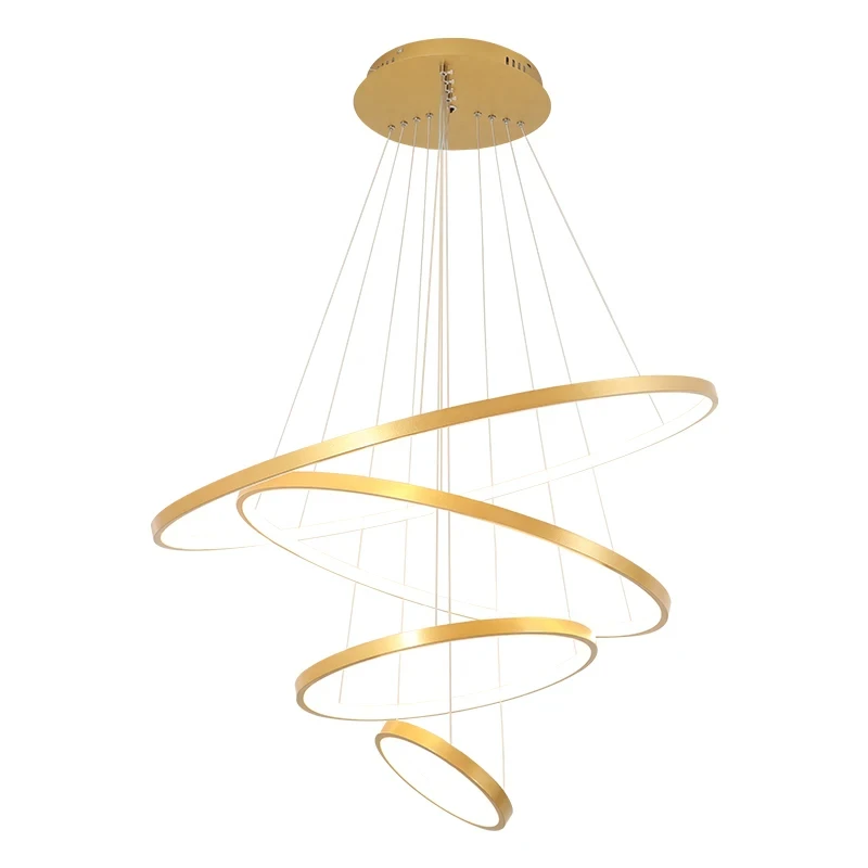 Candelabro de techo Led moderno para Villa, sala de estar, dormitorio, comedor, candelabro de hierro, iluminación Interior del hogar, luces decorativas