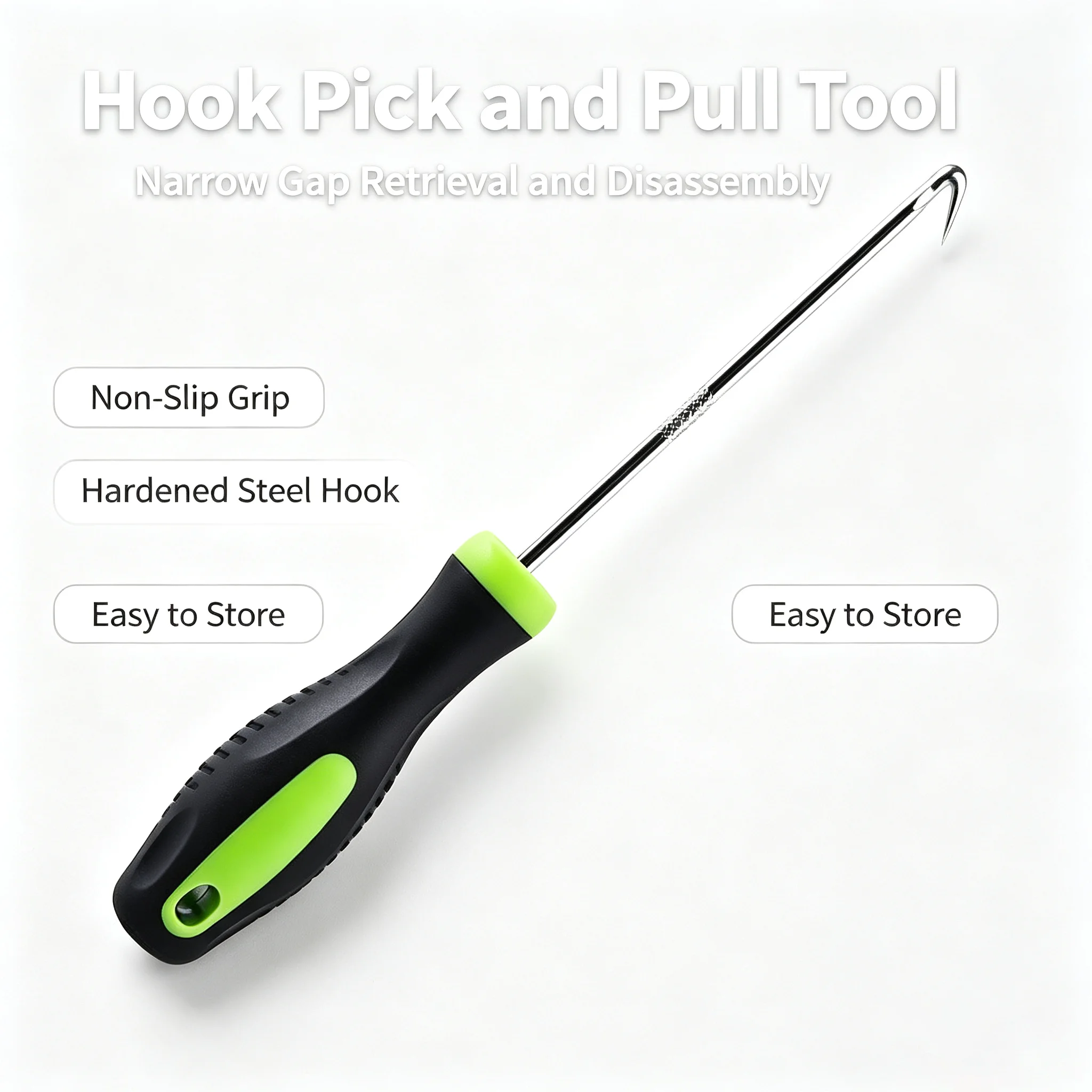 Herramienta para Quitar Malezas con Agarre Antideslizante, Extractor de Raíces Ergonómico y Resistente para Césped, Patios y Grava, Desmalezado Manual Fácil