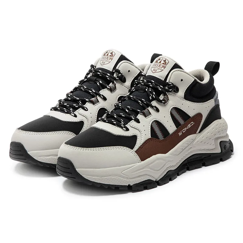 Zapatos informales para hombre de 361 grados, nuevas zapatillas Retro de felpa para otoño e invierno, cálidas, antideslizantes, clásicas, de algodón, de suela gruesa 672446705 A